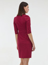 Orsay Дамска рокля бордо до коляното ORSAY