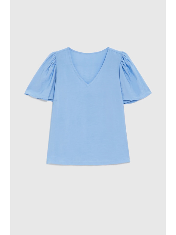 Moodo Вискозна синя риза Moodo