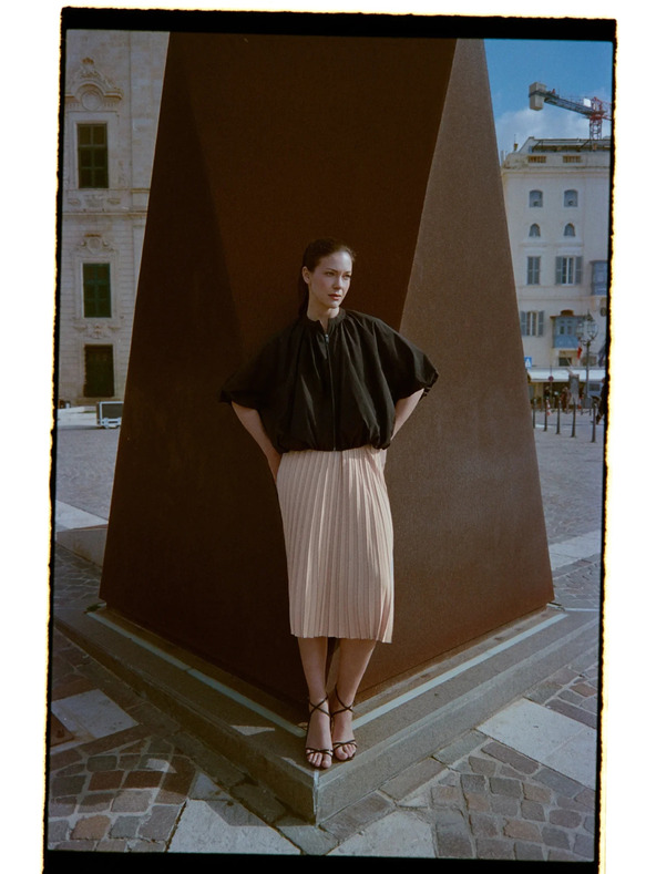 Moodo Черна оверсайз якета Moodo