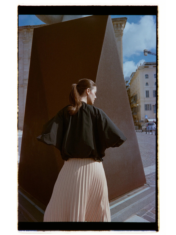 Moodo Черна оверсайз якета Moodo