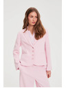 Moodo Едноредов розов сако Moodo