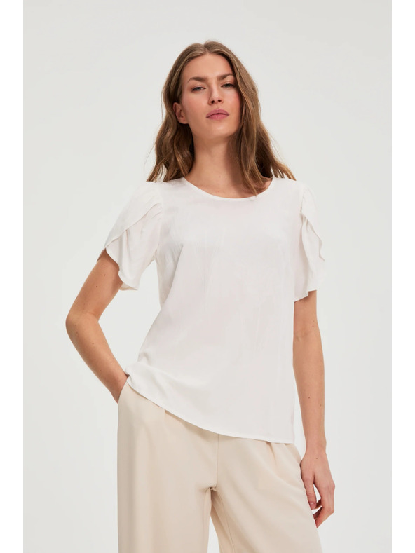 Moodo Гладка риза бяла Moodo