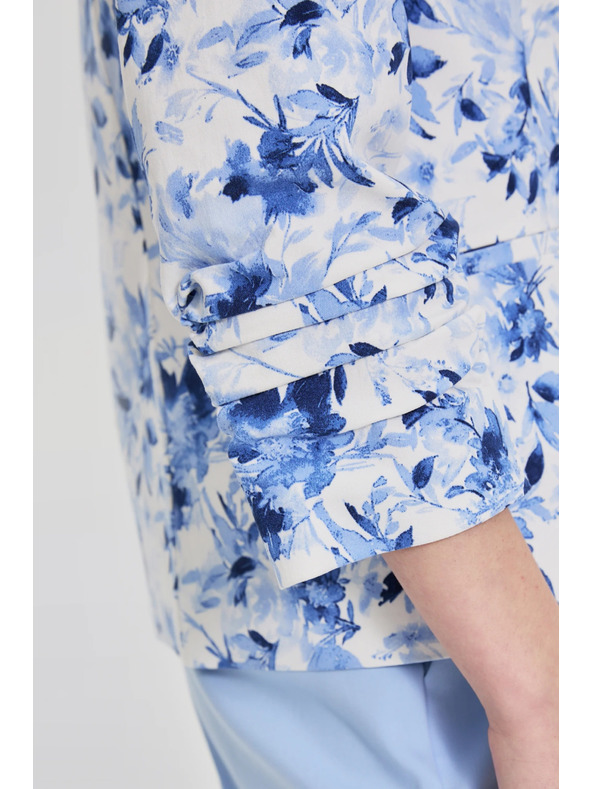 Moodo Сако с цветя синьо Moodo