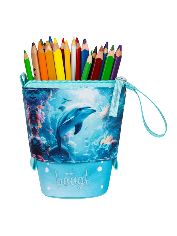 BAAGL  BAAGL Школен пенал Pastelkovník Делфин GRS