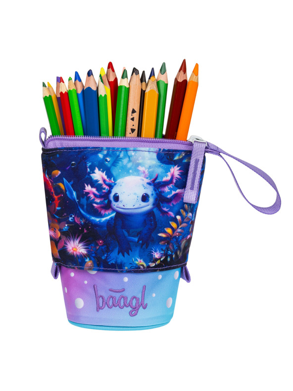 BAAGL  BAAGL Школен пенал Pastelkovník Аксолотъл GRS