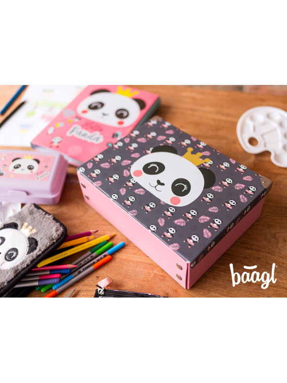 BAAGL  BAAGL Сгъваем школен куфар Panda с фитинги