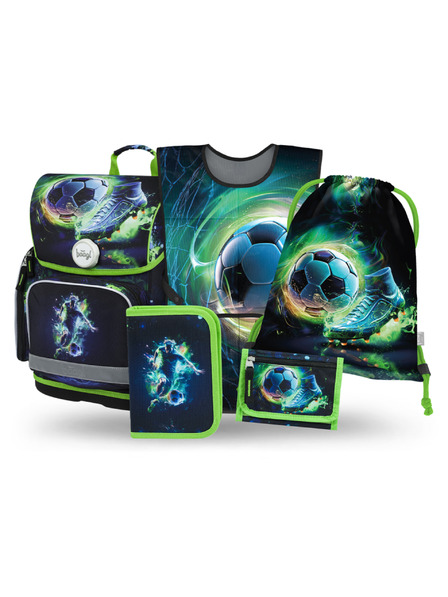 BAAGL  BAAGL SET 5 Ergo Футбол Играч: актовка, пенал, торба, престилник, портфейл