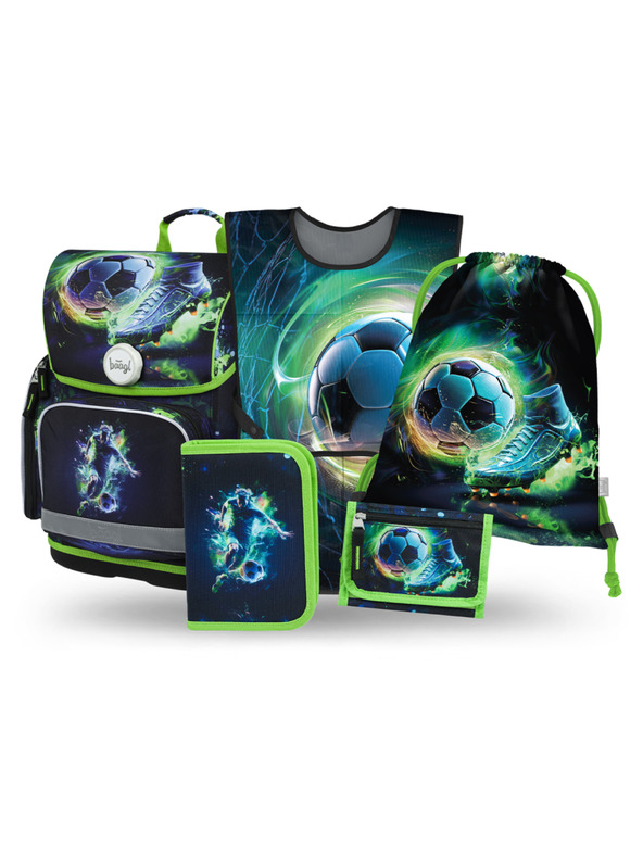 BAAGL  BAAGL SET 5 Ergo Футбол Играч: актовка, пенал, торба, престилник, портфейл