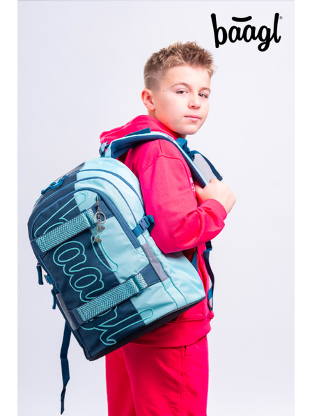 BAAGL  BAAGL SET 3 Skate Petrol: раница, пенал, спортна чанта GRS