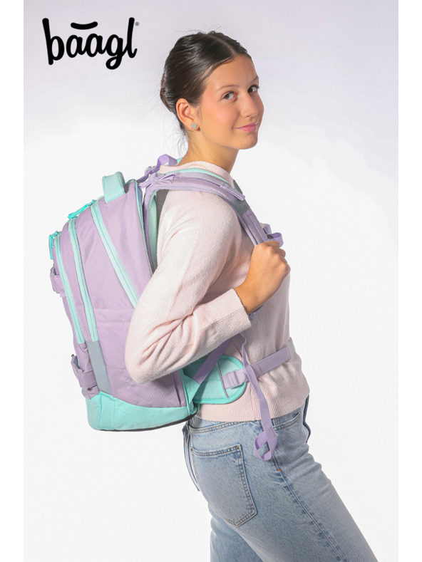 BAAGL  BAAGL SET 5 Skate Max Sweet: раница, пенал, торба, спортна чанта, кръстна чанта GRS