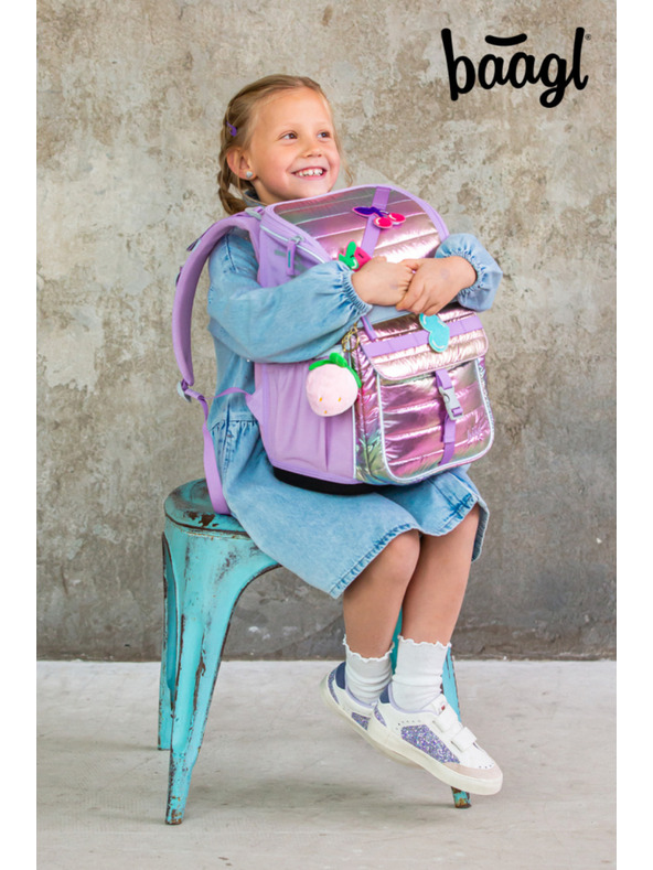 BAAGL  BAAGL SET 3 Zippy Lavender: актовка, пенал, торба