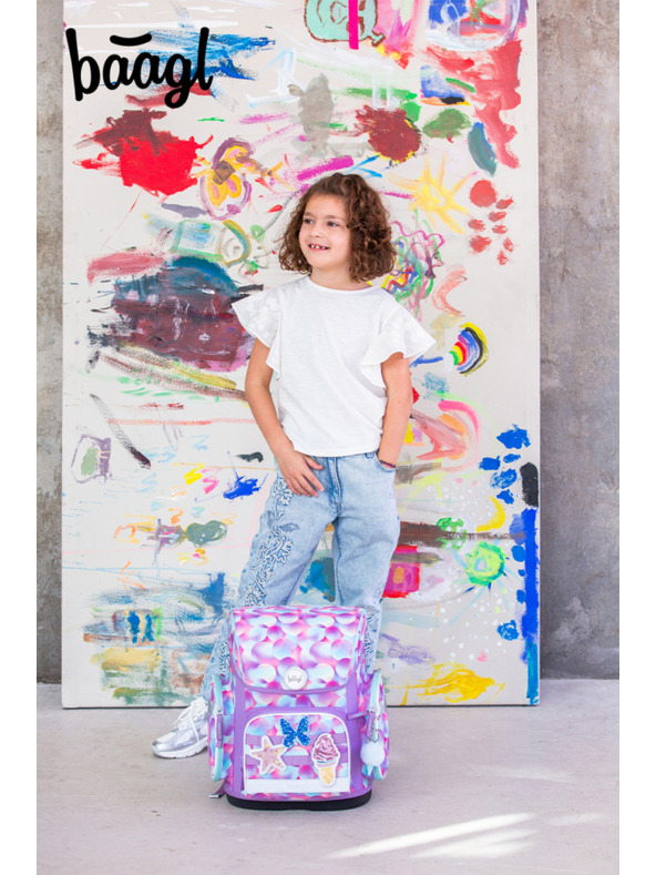 BAAGL  BAAGL SET 5 Ergo Candy: актовка, пенал, торба, престилник, портфейл