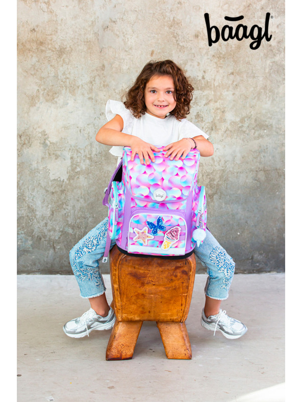 BAAGL  BAAGL SET 5 Ergo Candy: актовка, пенал, торба, престилник, портфейл