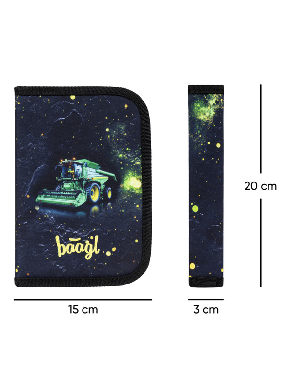 BAAGL  BAAGL Училищен пенал един етаж Трактор GRS