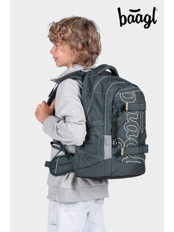 BAAGL  BAAGL SET 3 Skate Max Wave: раница, пенал, торба GRS