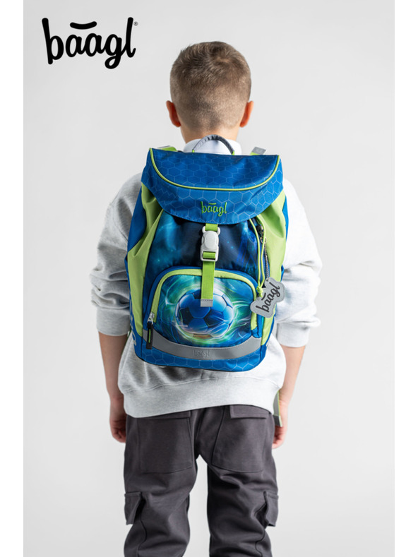 BAAGL  BAAGL КОМПЛЕКТ 5 Airy Футбол Топка: раница, пенал, торбичка, престилка, портмоне