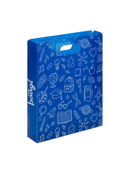 BAAGL  BAAGL Пластмасови корици за училищни тетрадки School сини