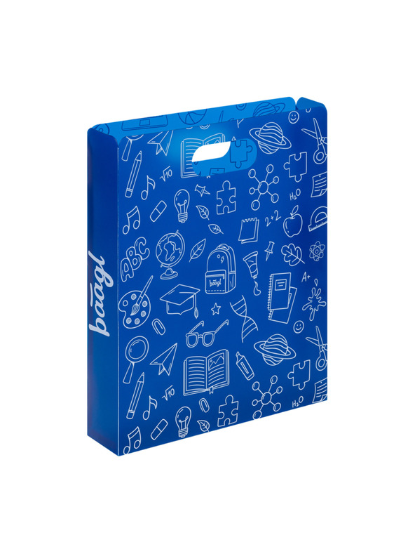 BAAGL  BAAGL Пластмасови корици за училищни тетрадки School сини