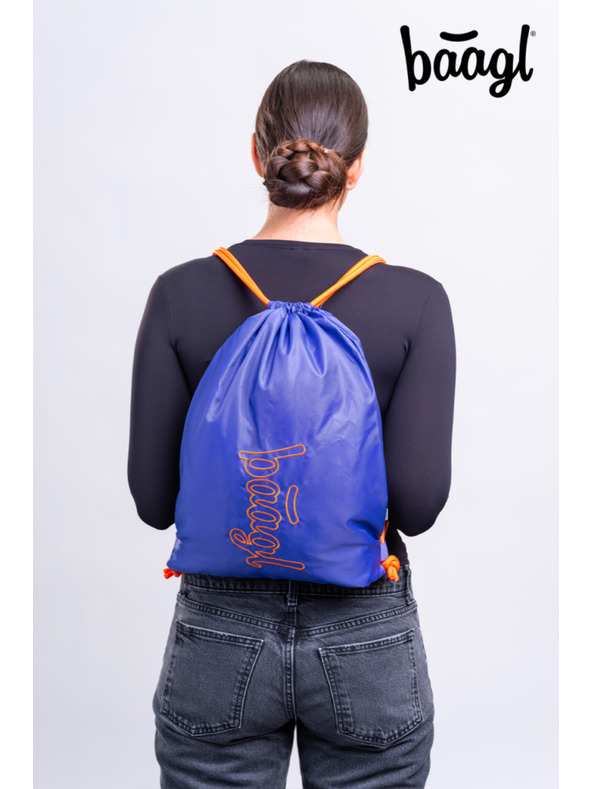 BAAGL  BAAGL КОМПЛЕКТ 5 Skate Max Orange: раница, пенал, торба, спортна чанта, кръстосана торба GRS