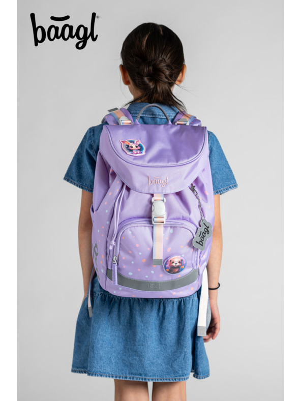 BAAGL  BAAGL КОМПЛЕКТ 5 Airy Домашни любимци: раница, пенал, торба, престилка, портфейл