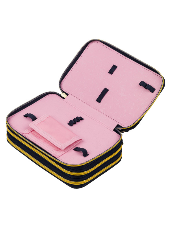 BAAGL  BAAGL Школен пенал триетажен Unicorn Gold