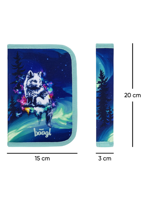 BAAGL  BAAGL Училищен пенал еднослоен Aurora GRS