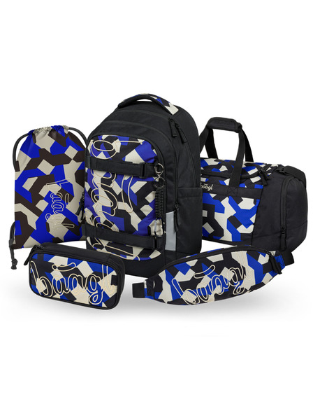 BAAGL  BAAGL SET 5 Skate Max Variety: раница, пенал, торба, спортна чанта, кръста чанта GRS