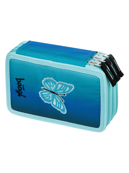 BAAGL  BAAGL Училищен пенал триелажен Butterfly GRS