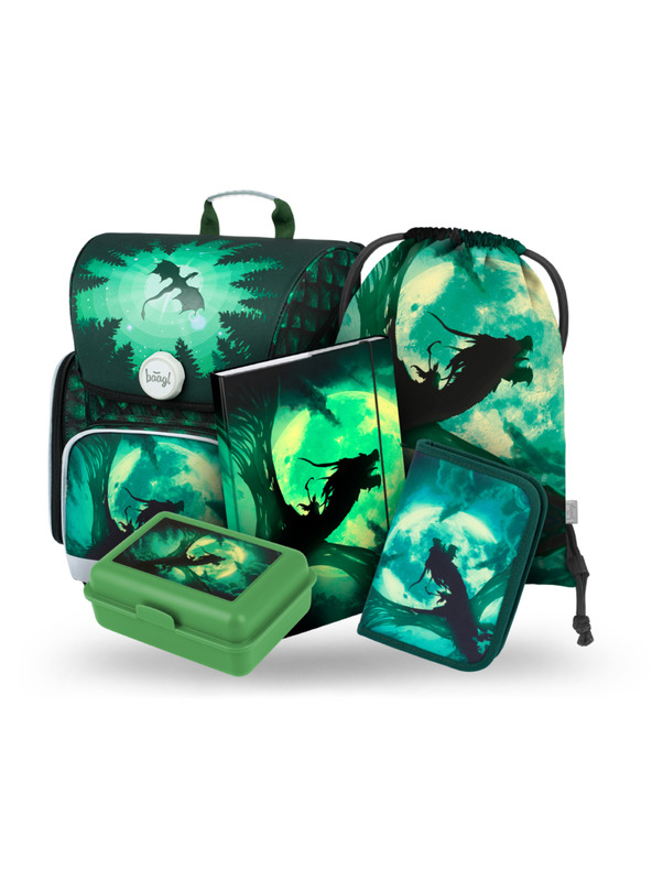 BAAGL  BAAGL SET 5 Ergo Дракон: портфейл, пенал, торба, папки, кутия