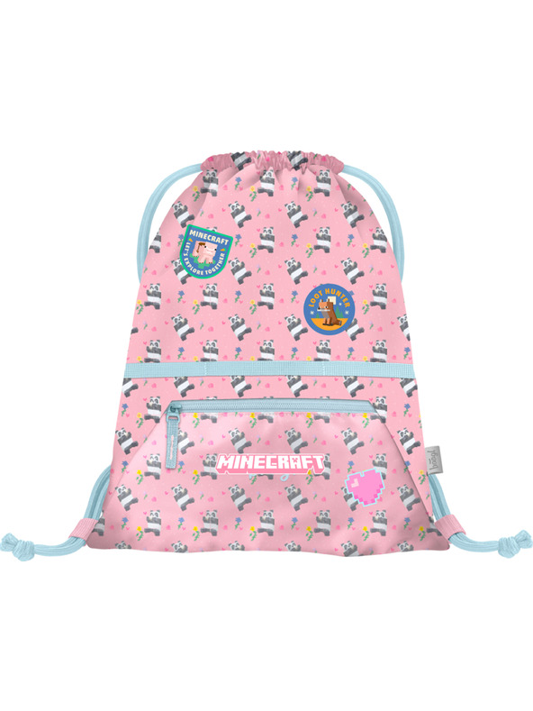 BAAGL  BAAGL SET 3 Airy Minecraft Panda: раница, пенал, торба