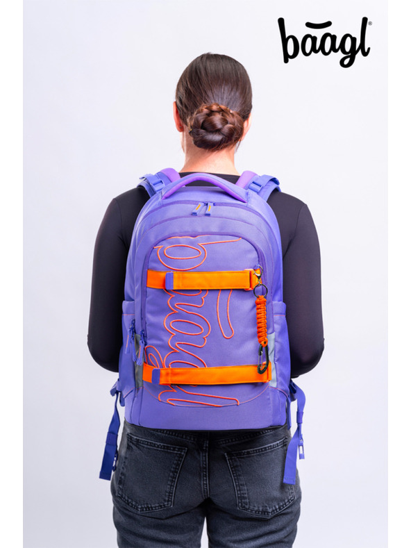 BAAGL  BAAGL Училищна раница Skate Max Orange GRS