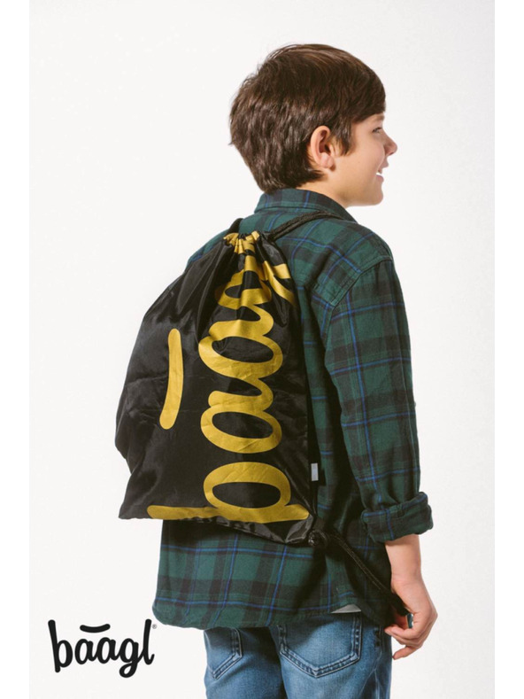 BAAGL  BAAGL КОМПЛЕКТ 5 Skate Gold: раница, пенал, торба, корици, портфейл