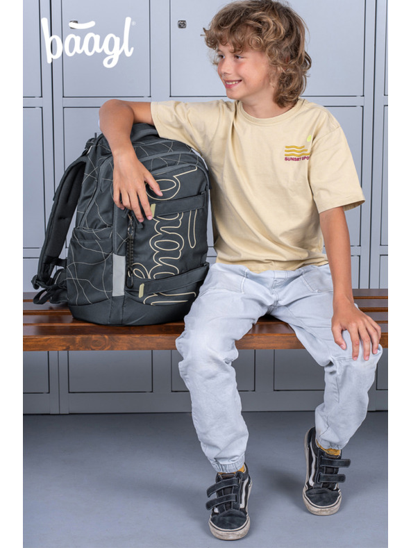BAAGL  BAAGL Училищна раница Skate Max Wave GRS