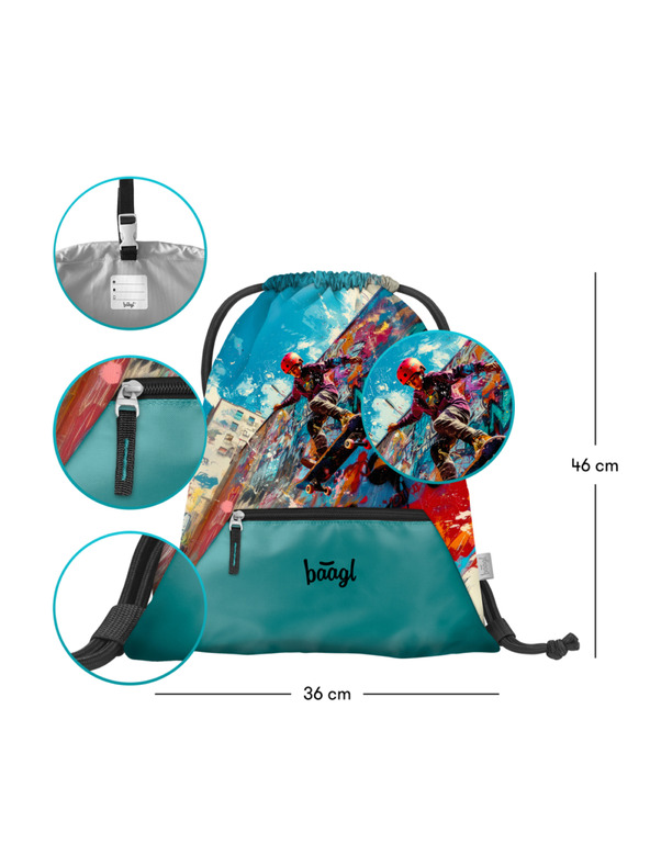 BAAGL  BAAGL Торбичка с джоб Skatepark