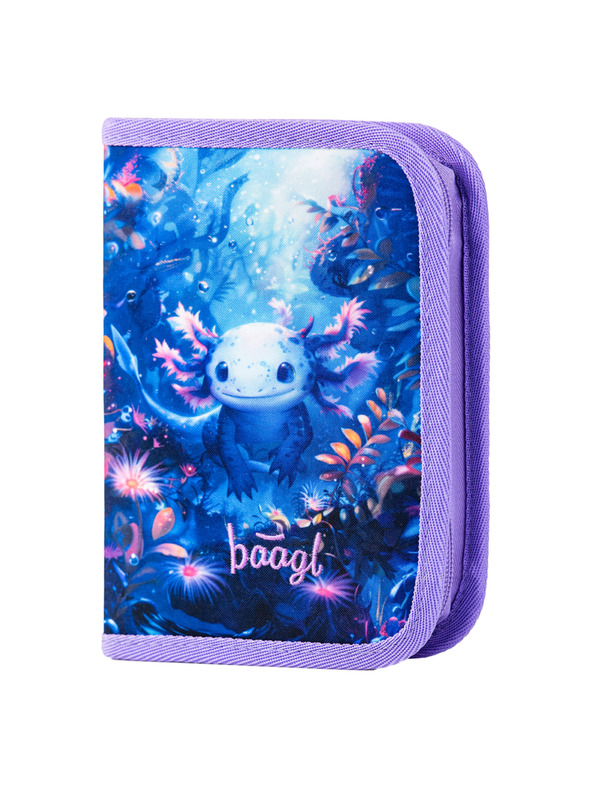 BAAGL  BAAGL КОМПЛЕКТ 3 Ergo Axolotl: портфейл, пенал, торбичка