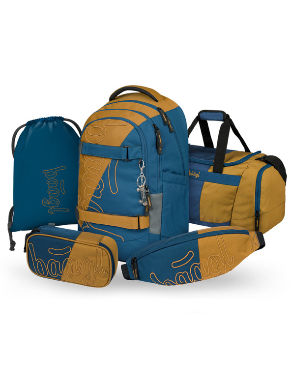 BAAGL  BAAGL КОМПЛЕКТ 5 Skate Max Duo: раница, пенал, торбичка, спортна чанта, кръстна чанта GRS