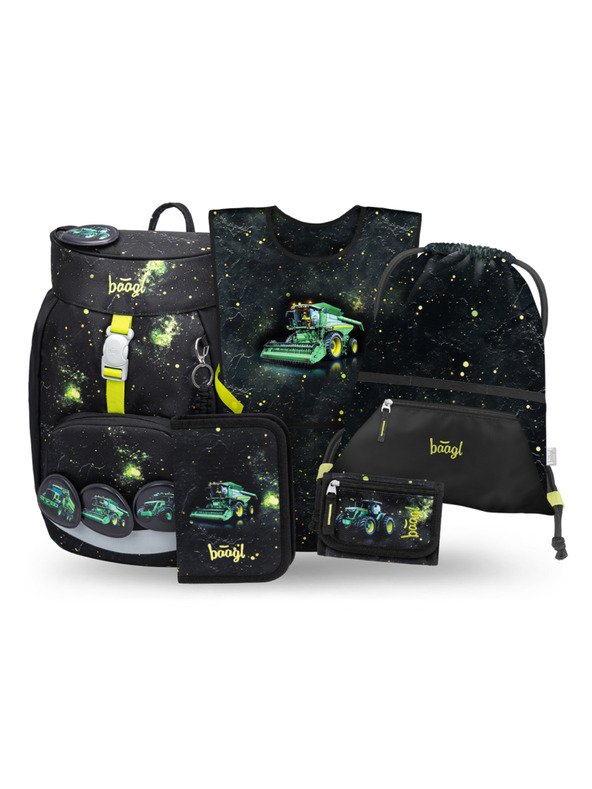 BAAGL  BAAGL КОМПЛЕКТ 5 Airy Трактор: раница, пенал, торба, престилка, портмоне GRS