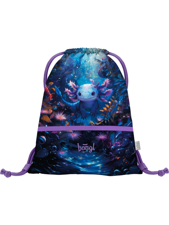 BAAGL  BAAGL КОМПЛЕКТ 5 Ergo Axolotl: портфейл, пенал, торба, престилка, портмоне