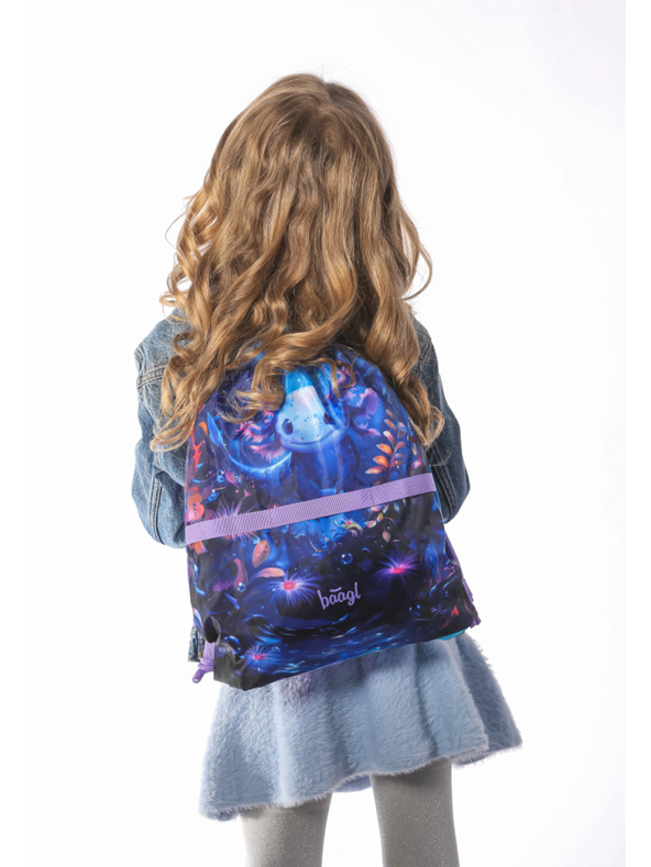 BAAGL  BAAGL КОМПЛЕКТ 5 Ergo Axolotl: портфейл, пенал, торба, престилка, портмоне