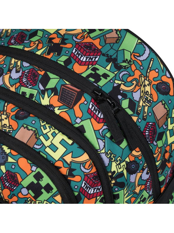 BAAGL  BAAGL КОМПЛЕКТ 3 Skate Minecraft Chaos: раница, пенал, торба