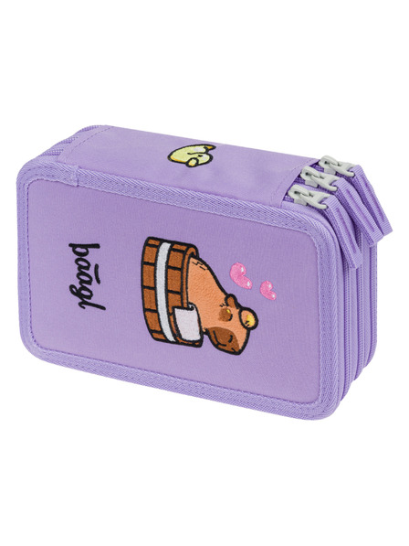 BAAGL  BAAGL Училищен пенал три етажа Капибара