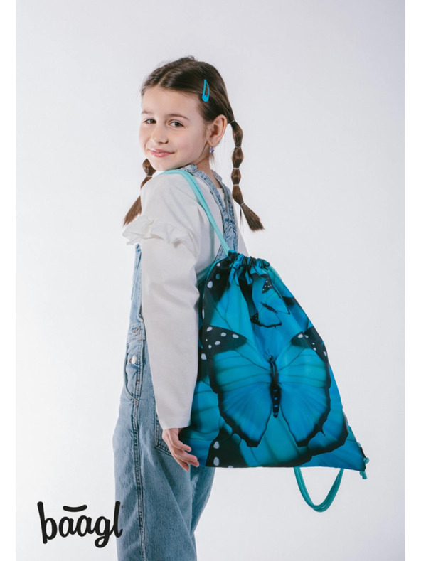 BAAGL  BAAGL SET 5 Airy Plus Butterfly: раница, пенал, торба, престилка, портмоне