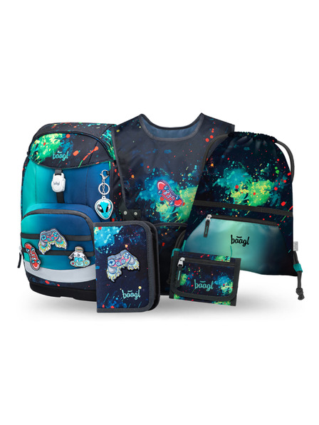 BAAGL  BAAGL SET 5 Airy Plus Chill: раница, пенал, торба, престилка, портмоне