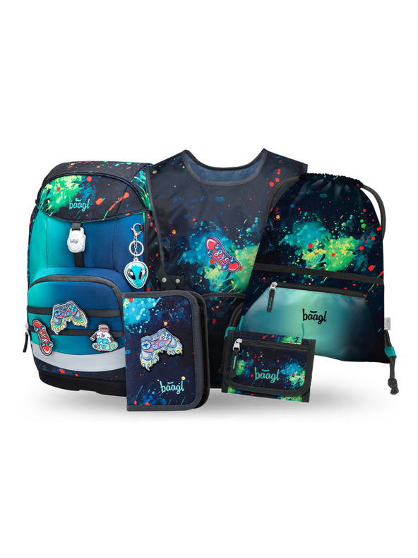 BAAGL  BAAGL SET 5 Airy Plus Chill: раница, пенал, торба, престилка, портмоне