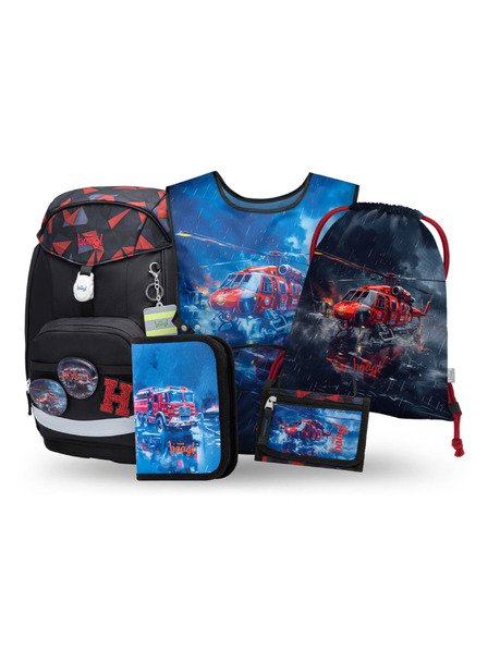 BAAGL  BAAGL SET 5 Airy Plus Спасители: раница, пенал, торба, престилка, портмоне