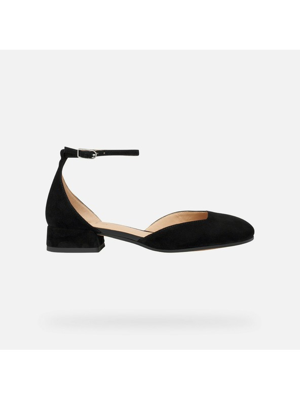 Geox Черни дамски обувки на ток Geox Dhyalma