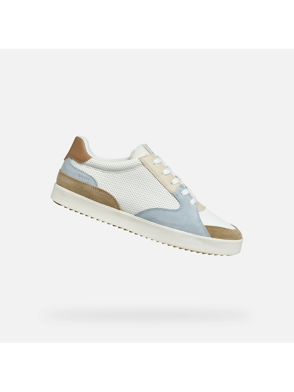 Geox Бели дамски маратонки Geox Blomiee