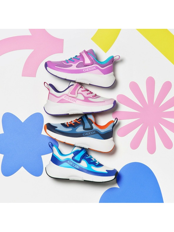 Geox Розови момичешки тенис обувки Geox Pro-Ran
