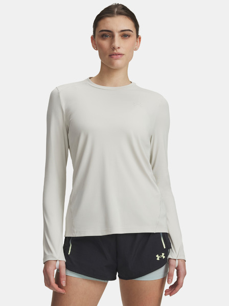 Under Armour Дамска тениска Under Armour W Explor IsoChill UPF LS-WHT