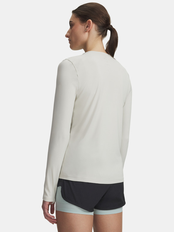 Under Armour Дамска тениска Under Armour W Explor IsoChill UPF LS-WHT